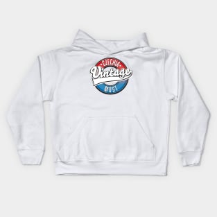 Most Czechia vintage logo, Kids Hoodie